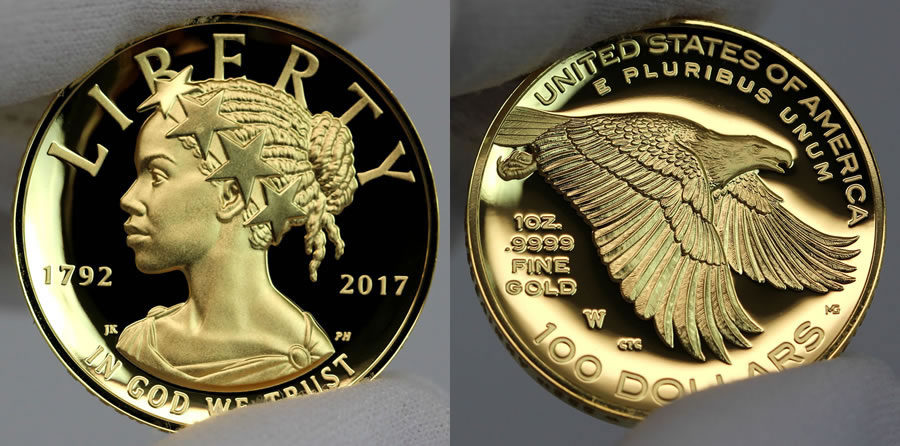 American Liberty One Ounce 225th Anniversary Gold Coin