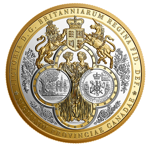 10 oz. Pure Silver Coin - Great Seal of the Province of Canada (1841-1867)