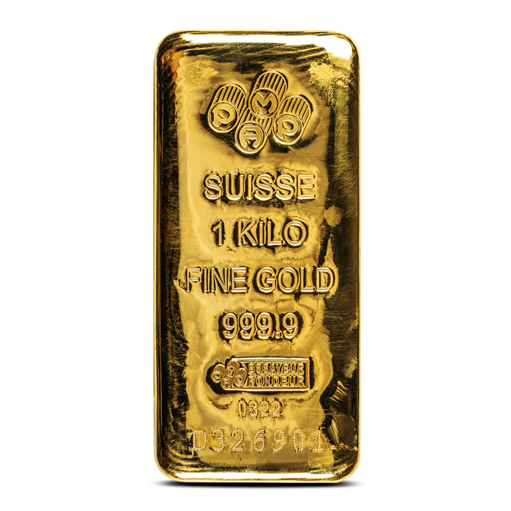 1 kilo PAMP Suisse Gold Bar