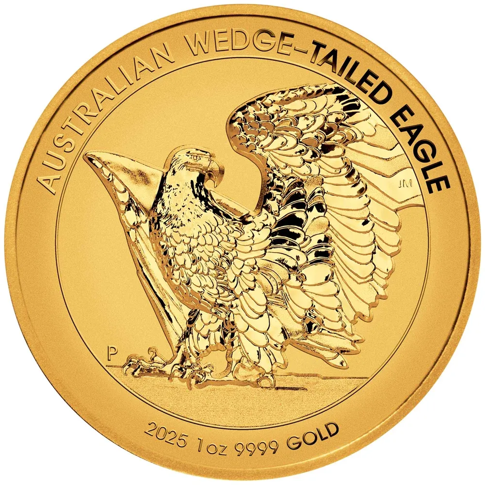 2025 1 oz Gold Australian Wedge-Tailed Eagle Gold Reverse Proof Ultra High Relief Coin