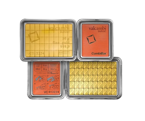 100 x 1 gram Gold Valcambi CombiBar