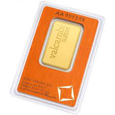 10 oz. Gold Bar - Valcambi Suisse - 999.9 Fine Sealed with Assay Certificate