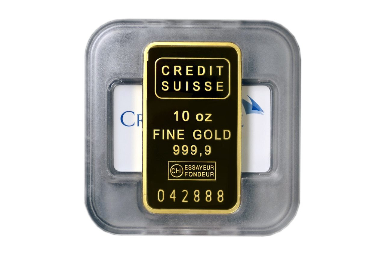 10 oz Gold Bar - Credit Suisse