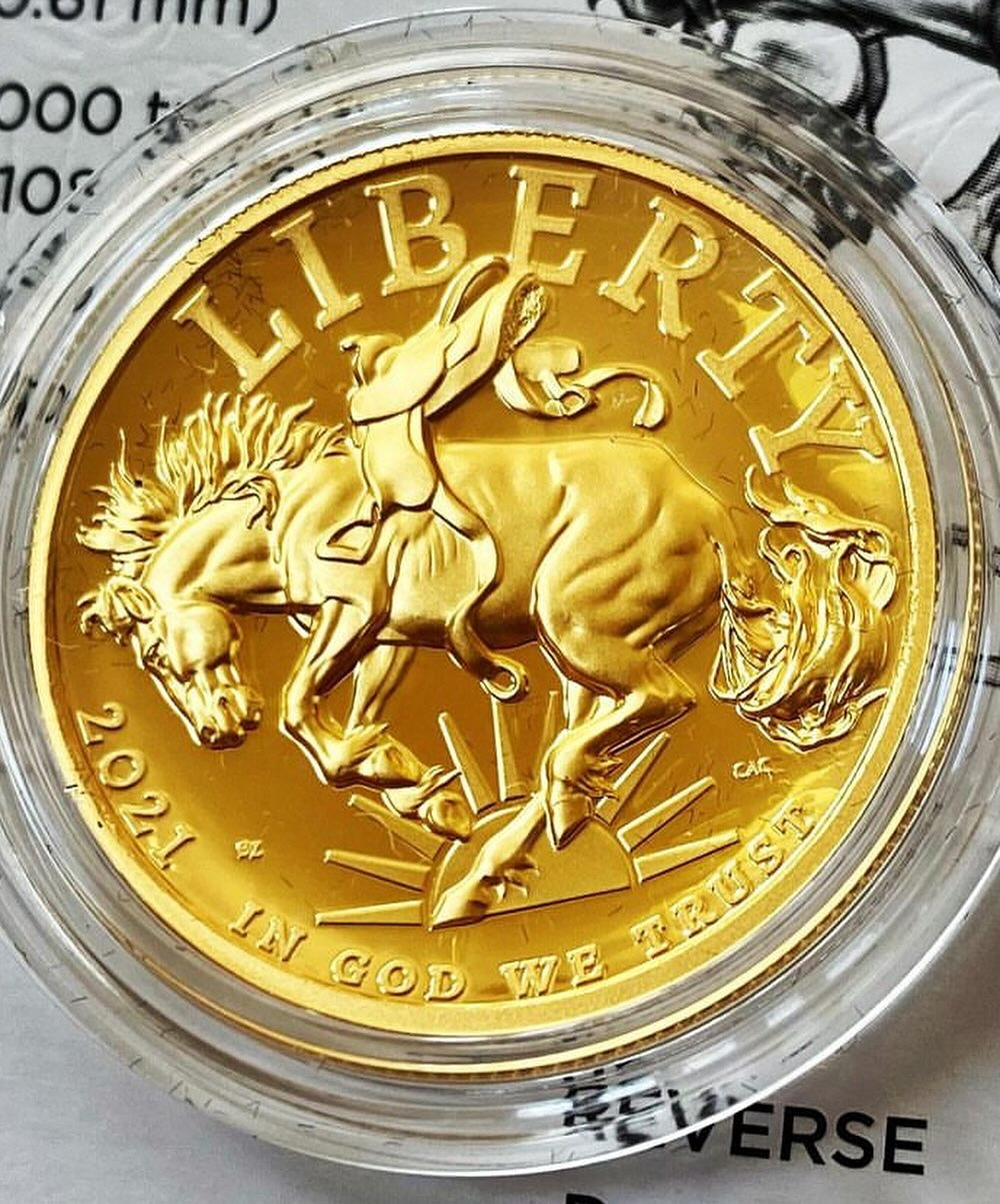 2021 W American Liberty Gold High Relief Proof 1 oz $100 NGC PF70 Early Releases