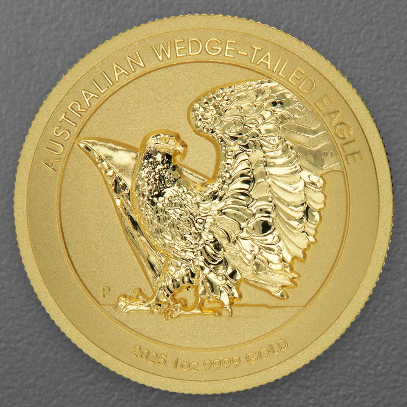 2025 1 oz Gold Australian Wedge-Tailed Eagle Gold Reverse Proof Ultra High Relief Coin
