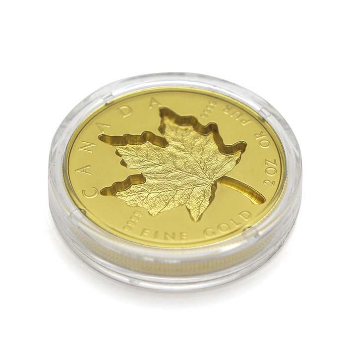 2 oz 2021 Canadian Maple Leaf Super Incuse Gold Coin🍁