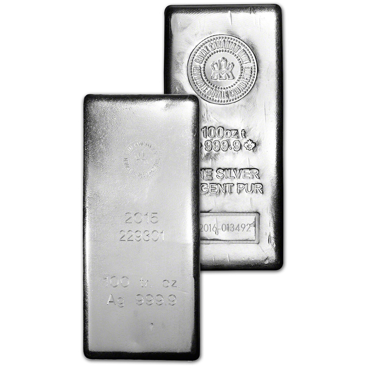 100 oz Silver Bar | Royal Canadian Mint