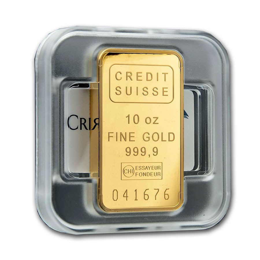 10 oz Gold Bar - Credit Suisse