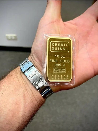 10 oz Gold Bar - Credit Suisse