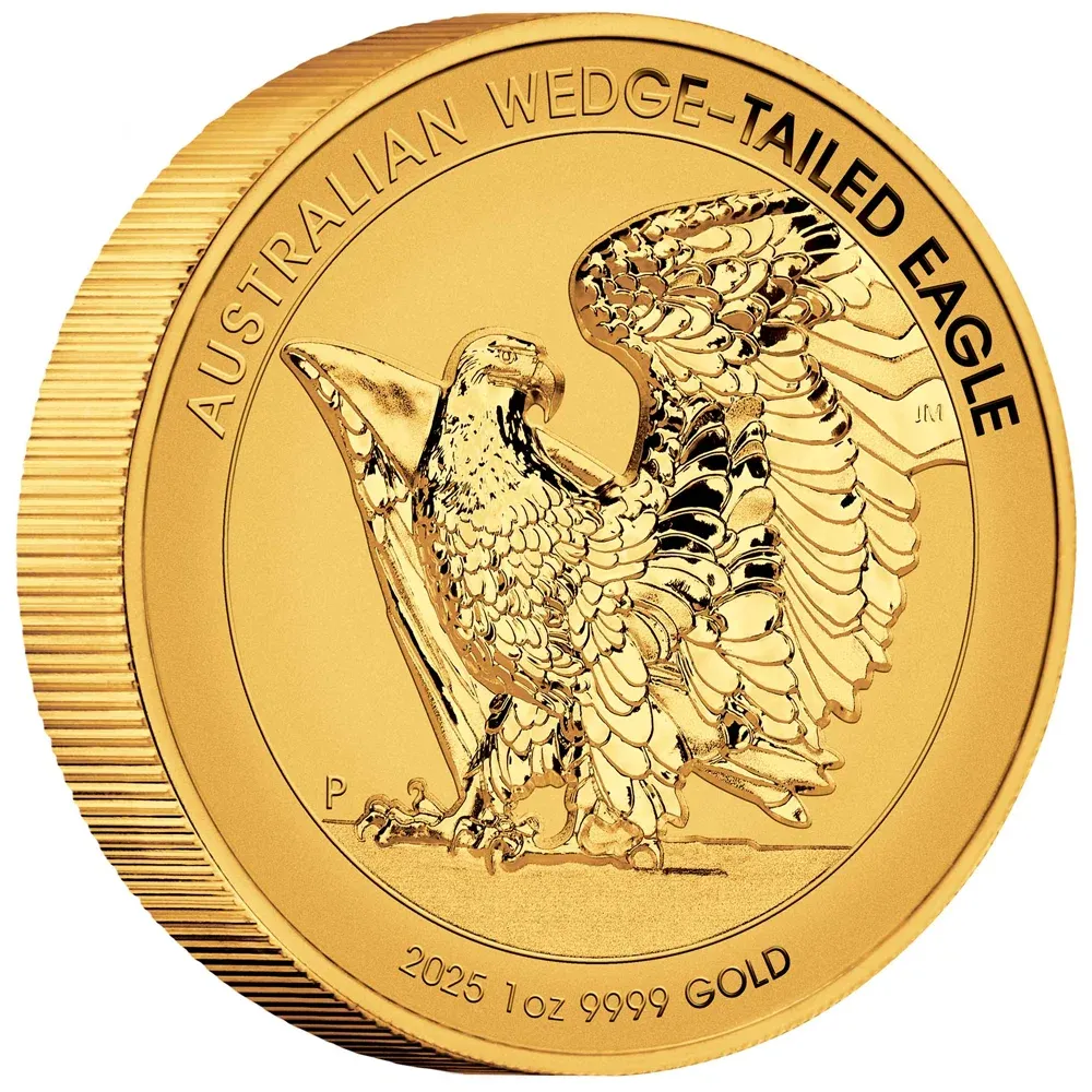 2025 1 oz Gold Australian Wedge-Tailed Eagle Gold Reverse Proof Ultra High Relief Coin