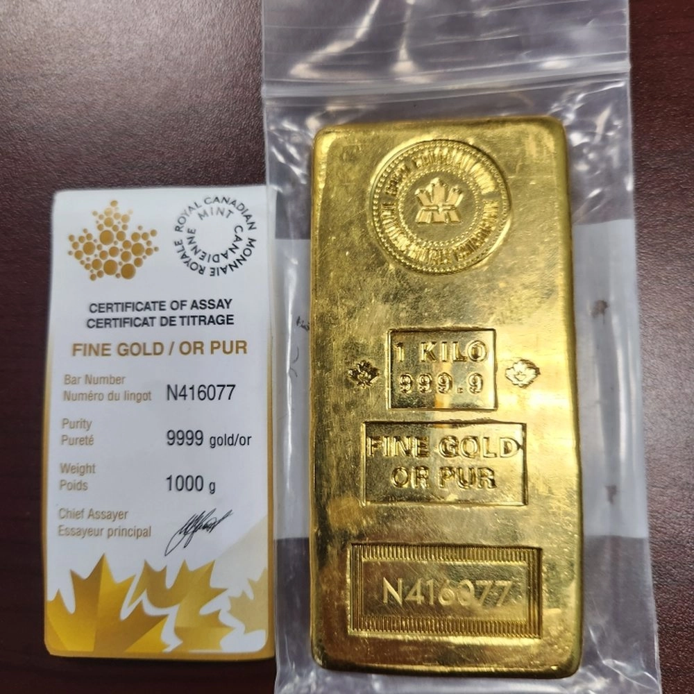 1 Kilo Royal Canadian Mint Gold Bar